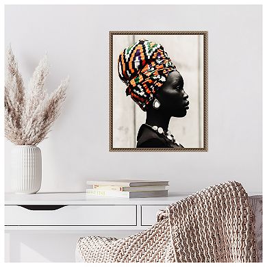 Black is Style by Oladimeji Odunsi Framed Canvas Wall Art Print