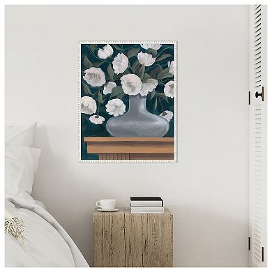 Snowball Posies II by Grace Popp Framed Canvas Wall Art Print