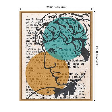 Studio Classico II by Alonzo Saunders Framed Canvas Wall Art Print