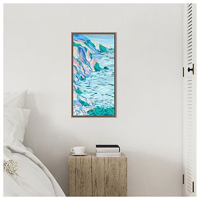 Ideal Vacation II by Melissa W Framed Canvas Wall Art Print
