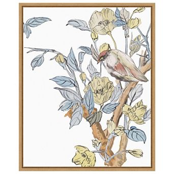 Poets Message II by Melissa W Framed Canvas Wall Art Print