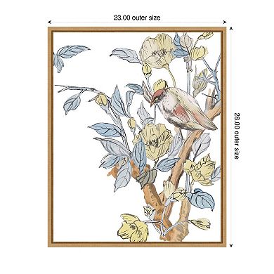 Poets Message II by Melissa W Framed Canvas Wall Art Print