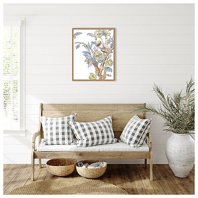 Poets Message II by Melissa W Framed Canvas Wall Art Print