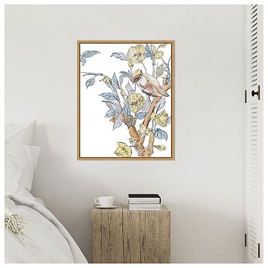 Poets Message II by Melissa W Framed Canvas Wall Art Print