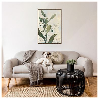 Salted Orchid Flower by Jacob q Framed Canvas Wall Art Print