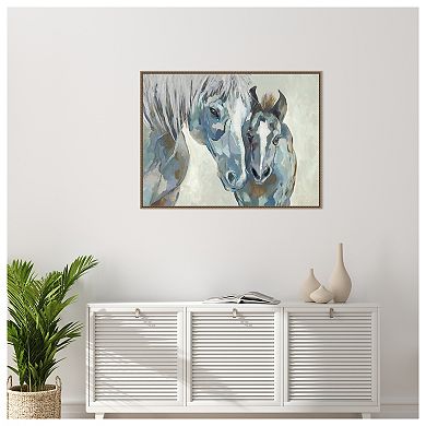 Mother Love by Jacob q Framed Canvas Wall Art Print