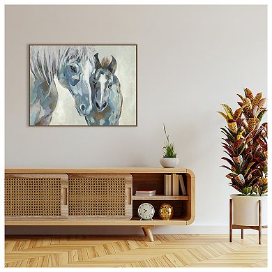 Mother Love by Jacob q Framed Canvas Wall Art Print