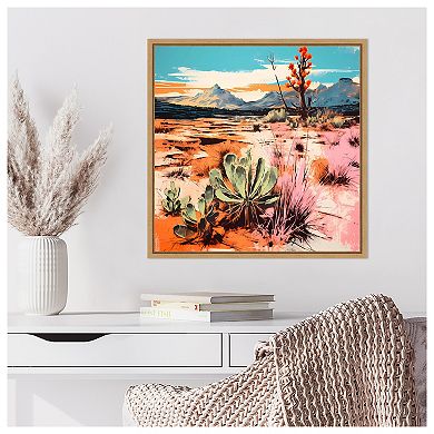 The Desert Path II by Walker Noble Framed Canvas Wall Art Print