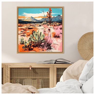 The Desert Path II by Walker Noble Framed Canvas Wall Art Print