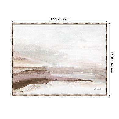 Dreamy Seascape by Yvette St. Amant Framed Canvas Wall Art Print