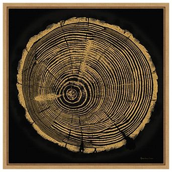 Tree Trunk I by Marie Elaine Cusson Framed Canvas Wall Art Print