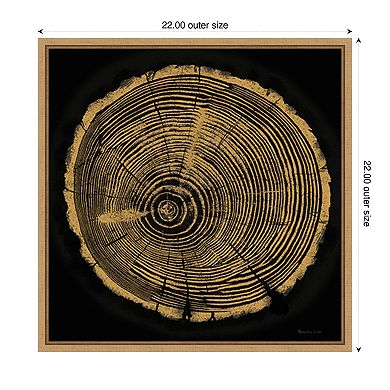 Tree Trunk I by Marie Elaine Cusson Framed Canvas Wall Art Print