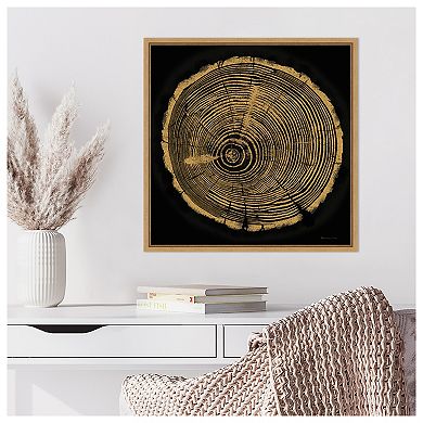 Tree Trunk I by Marie Elaine Cusson Framed Canvas Wall Art Print