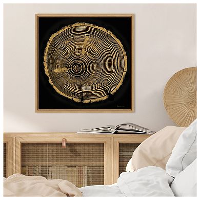 Tree Trunk I by Marie Elaine Cusson Framed Canvas Wall Art Print