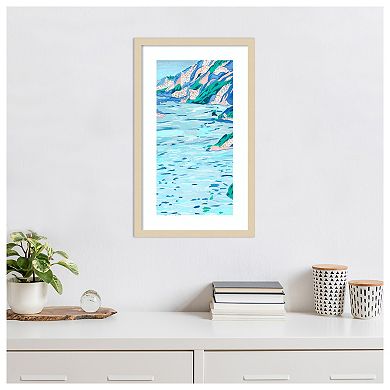 Ideal Vacation I by Melissa W Wood Framed Wall Art Print