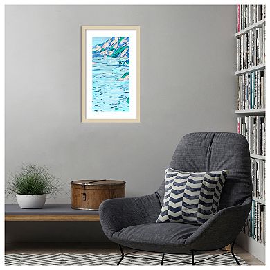 Ideal Vacation I by Melissa W Wood Framed Wall Art Print