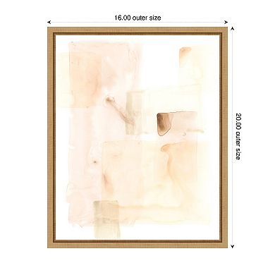 Liquid Chiffon I by June Erica Vess Framed Canvas Wall Art Print