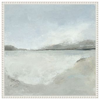 Subtle Coastal by Hannah Dawson Framed Canvas Wall Art Print