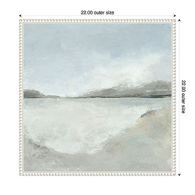 Subtle Coastal by Hannah Dawson Framed Canvas Wall Art Print
