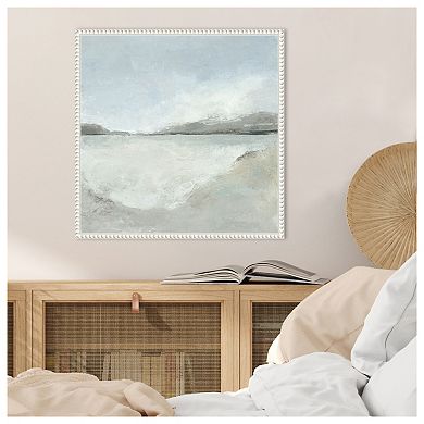 Subtle Coastal by Hannah Dawson Framed Canvas Wall Art Print