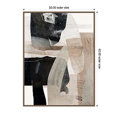 Shapeplay I by Urban Road Framed Canvas Wall Art Print