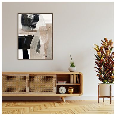Shapeplay I by Urban Road Framed Canvas Wall Art Print