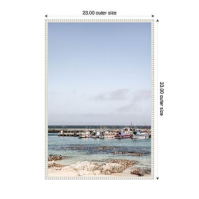 Kalk Bay Beach by Shot by Clint Framed Canvas Wall Art Print