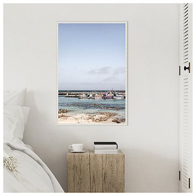 Kalk Bay Beach by Shot by Clint Framed Canvas Wall Art Print