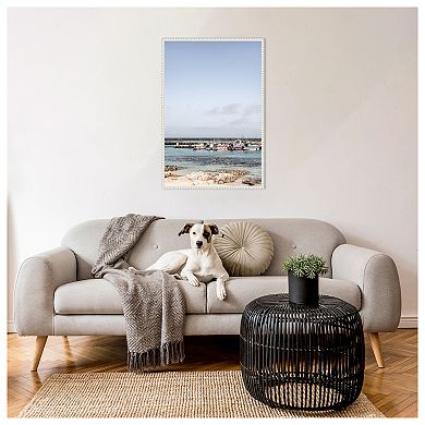 Kalk Bay Beach by Shot by Clint Framed Canvas Wall Art Print