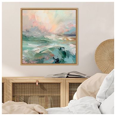 Pink Morning V by Irena Orlov Framed Canvas Wall Art Print