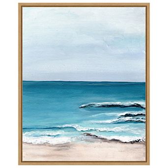 Oceanside View I by Marcy Chapman Framed Canvas Wall Art Print