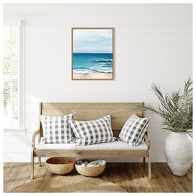 Oceanside View I by Marcy Chapman Framed Canvas Wall Art Print