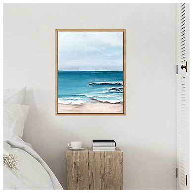 Oceanside View I by Marcy Chapman Framed Canvas Wall Art Print