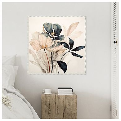 Whimsical Blossoms I by Lazar studio Framed Canvas Wall Art Print