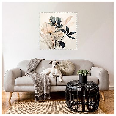 Whimsical Blossoms I by Lazar studio Framed Canvas Wall Art Print