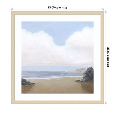 Sky Sails II by Melissa W Wood Framed Wall Art Print