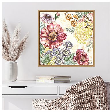 Wildflower Medley I by Tre Sorelle Studios Framed Canvas Wall Art Print