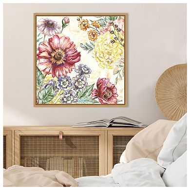 Wildflower Medley I by Tre Sorelle Studios Framed Canvas Wall Art Print