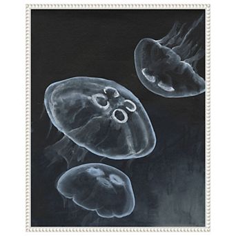 Jellyfish Heaven I by Michael Willett Framed Canvas Wall Art Print