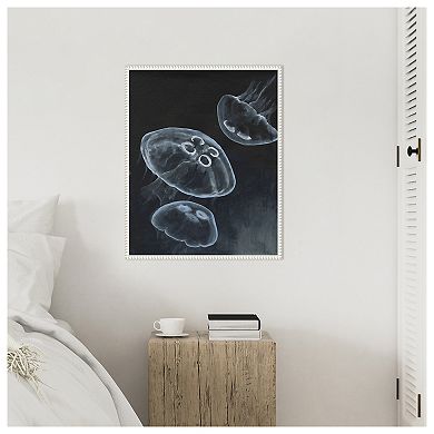 Jellyfish Heaven I by Michael Willett Framed Canvas Wall Art Print