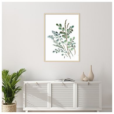 Farmhouse Botanicals II by Marcy Chapman Wood Framed Wall Art Print