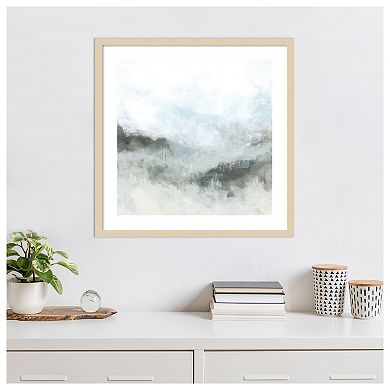 Soft Dunes II by June Erica Vess Wood Framed Wall Art Print