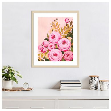 Vibrant Roses II by Grace Popp Wood Framed Wall Art Print