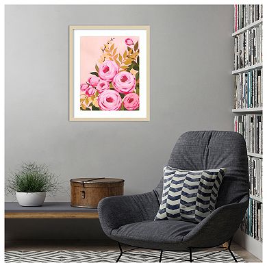 Vibrant Roses II by Grace Popp Wood Framed Wall Art Print
