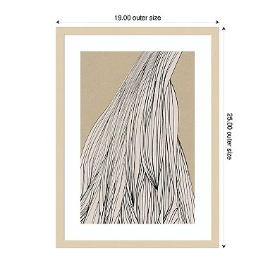 Home Set No 3 by Dan Hobday Wood Framed Wall Art Print