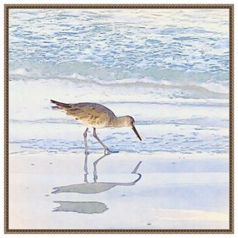 Sandpiper Dreams II by Christine Zalewski Framed Canvas Wall Art Print