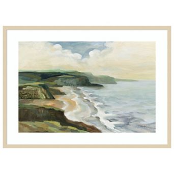 Irish Coast by Silvia Vassileva Wood Framed Wall Art Print