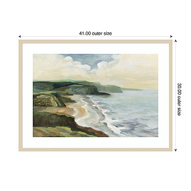 Irish Coast by Silvia Vassileva Wood Framed Wall Art Print