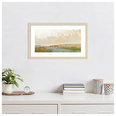 Long Lines by Suzanne Nicoll Wood Framed Wall Art Print