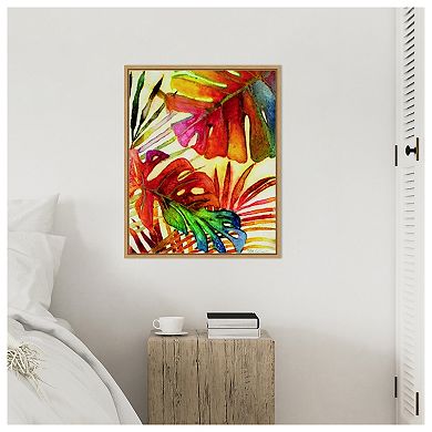 Tropic Botanicals I by Marie Elaine Cusson Framed Canvas Wall Art Print